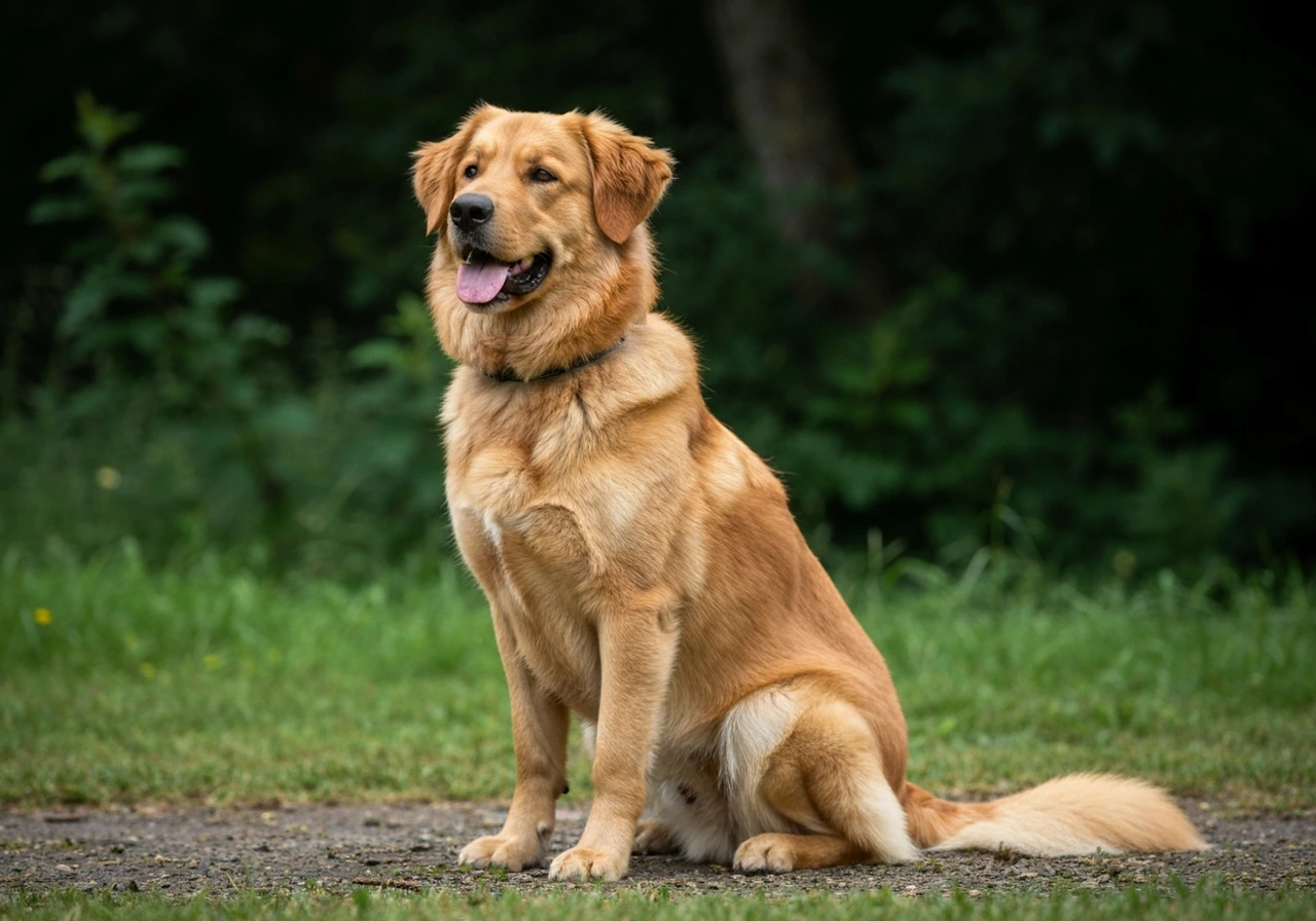 Collie during an obedience training session